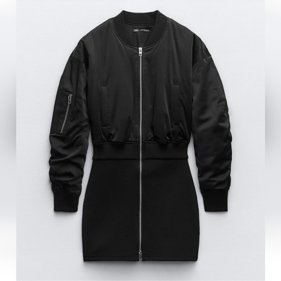 Zara mini bomber dress - Picture 4 of 8